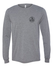 Load image into Gallery viewer, DEL Made L/S-Grey Front/Back Logo

