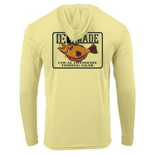 Load image into Gallery viewer, DEL Made Flounder Performance Hoodie (Pale Yellow)
