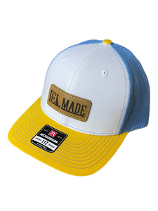DEL Made Leather Patch Hat