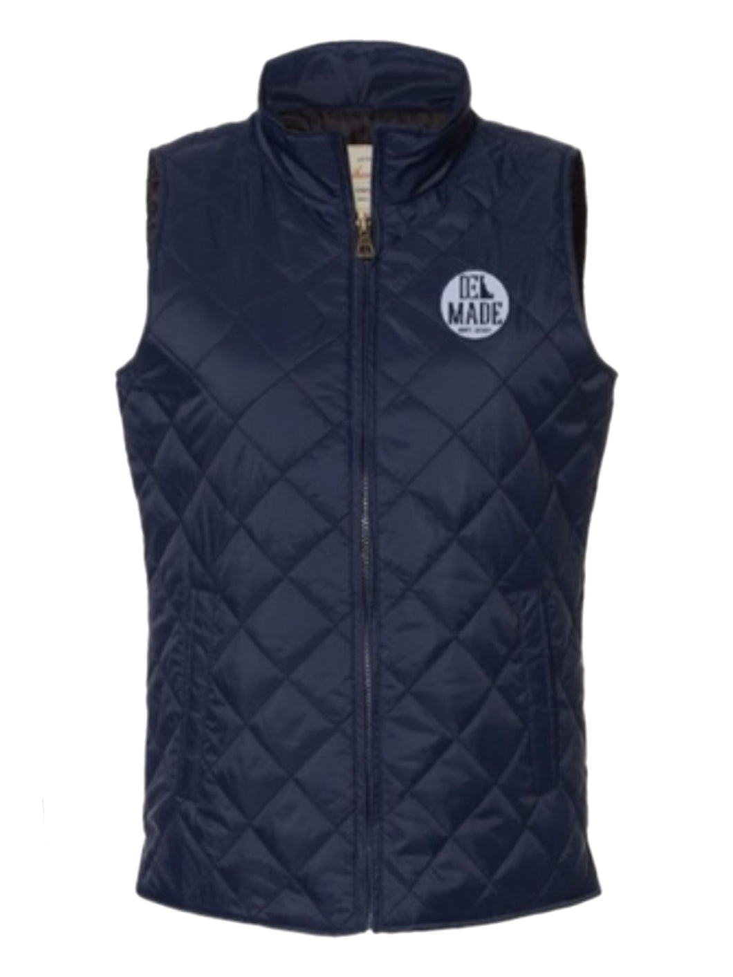 DEL Made Women’s Vintage Diamond Quilted Vest