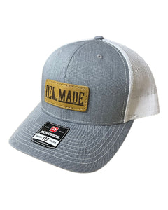 DEL Made Leather Patch hat