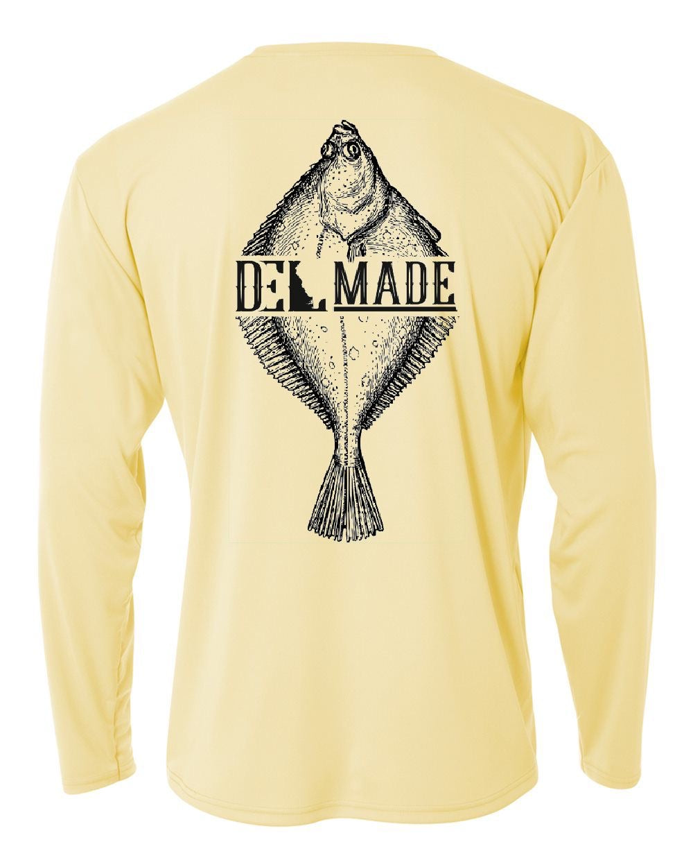 DEL Made Performance UV SPF+50 Flounder Shirt