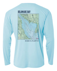DEL Made Delaware Bay SPF50 UV Shirt