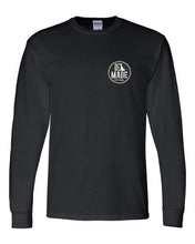 Load image into Gallery viewer, DEL Made L/S-Black Front/Back Logo
