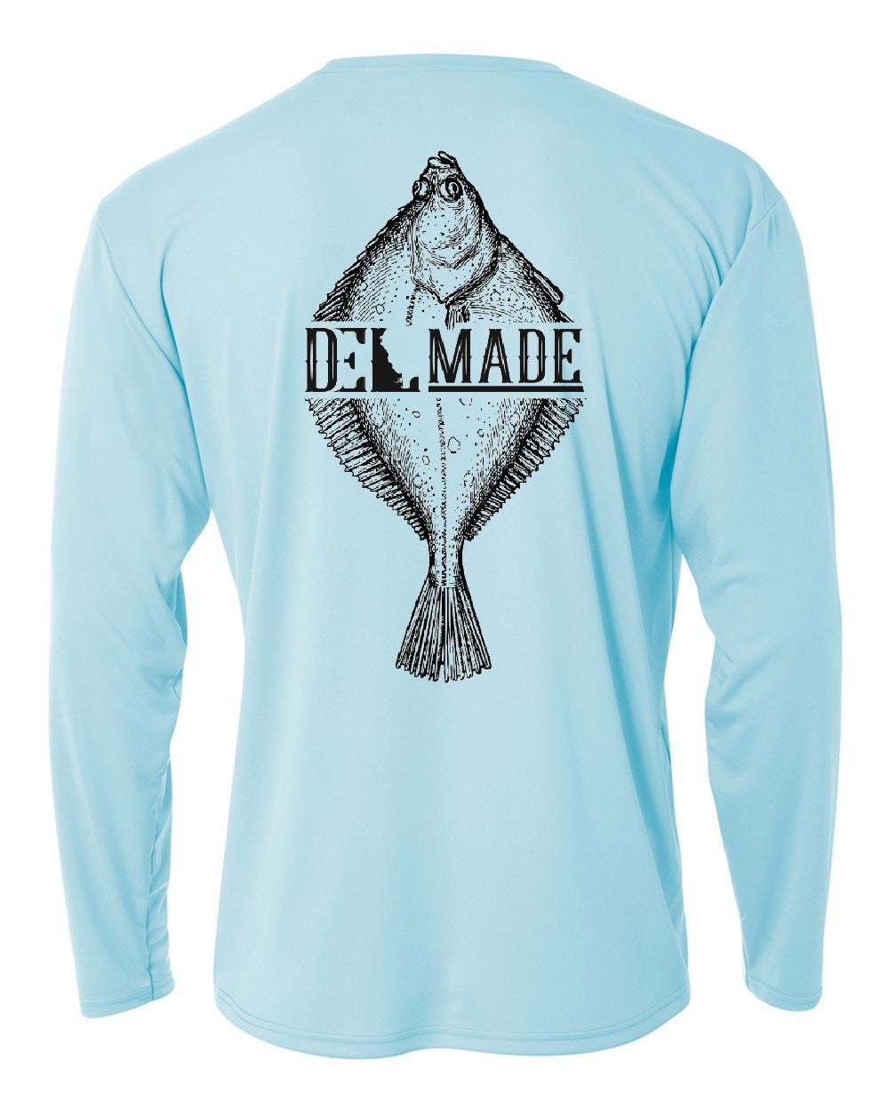 DEL Made Performance UV SPF+50 Flounder Shirt